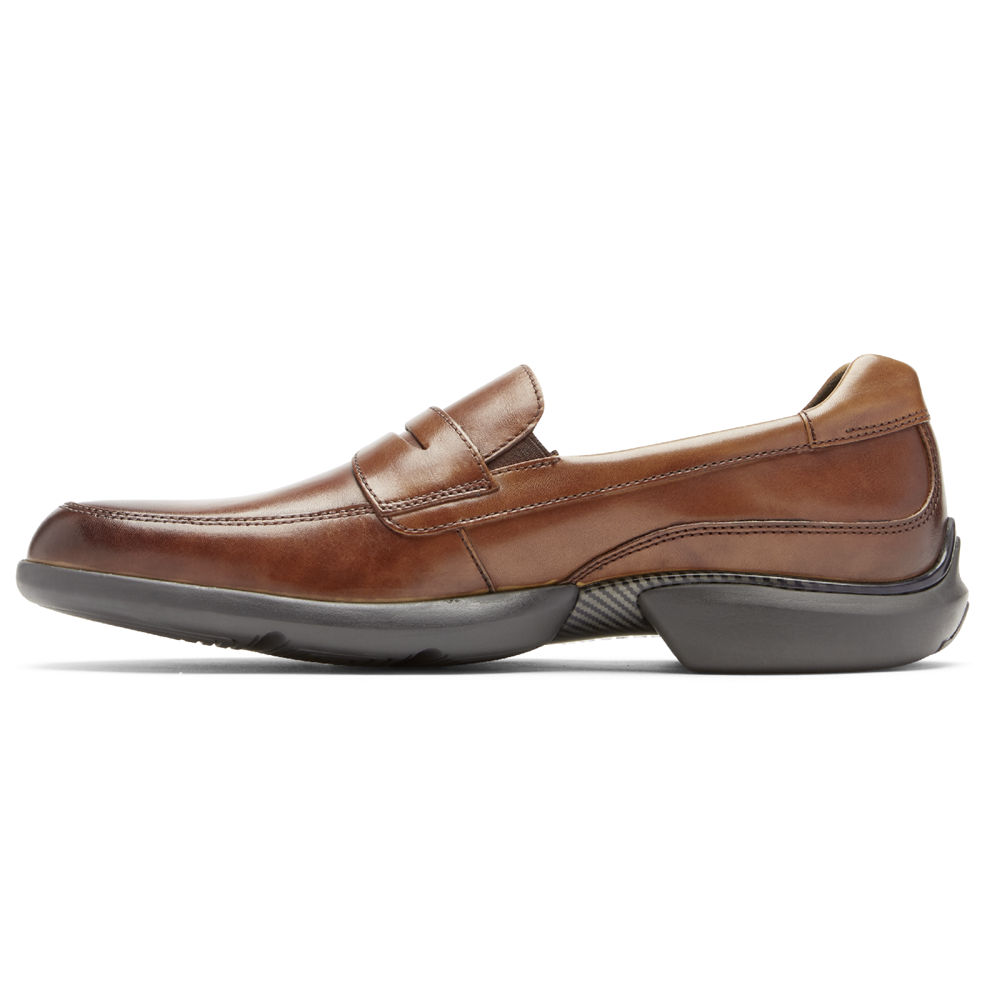 Rockport Mens Total Motion Advance Penny - Loafers Brown - HXD649185